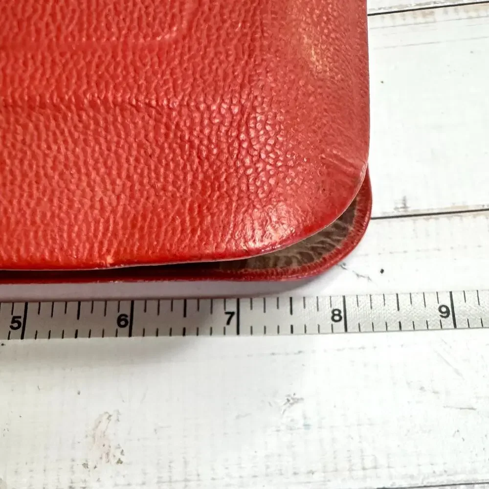 Vtg Holy Bible Catholic Press Papal Edition Red Leather Cover 1952 Special Type